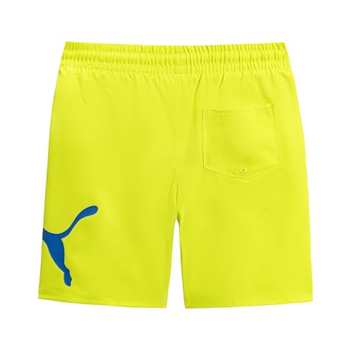 Image of Puma Boys' Fashion Swim Trunks, Water Repellant, Elastic Waistband with Drawcord