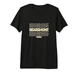 Vintage Searsmont, Maine Repeating Text Premium Tri-blend T-Shirt