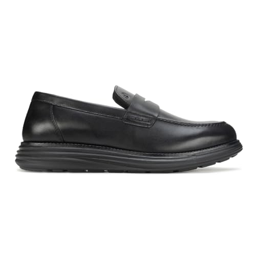 Image of Thomas Crick Sophisticated Dual-Tone Leather Loafers with Enhanced Comfort