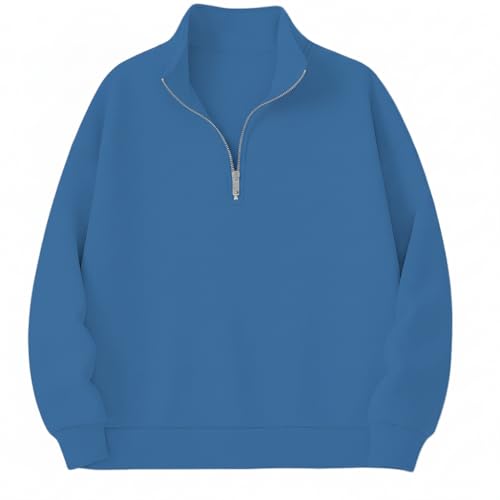Image of Mack Jonney Men's Fleece Half-Zip High Neck Sweatshirt | Warm & Stylish Winter Wear -M4563