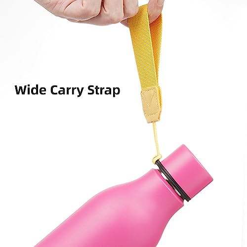 Image of Konokyo 18 oz Insulated Stainless Steel Metal Water Bottle with Strap