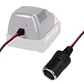 Adattatore TONSIM per batteria 18V Milwaukee - Convertitore Step-Down con interfaccia accendisigari - Compatibile con tutte le batterie 18V Milwaukee - Adattatore per utensili 12V e apparecchi auto