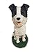 Animal Den Border Collie Dog Bobblehead Figure Statue Gift for Car Dashboard
