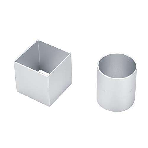 Molde para pastel mousse en cubo 3D metálico miniatura 6