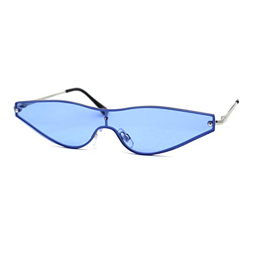 80s Funky Triangle Narrow Shield Retro Sunglasses2