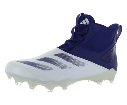 Image of adidas Adizero Chaos Unisex Shoes Size 8.5, Color: Team College Purple /Footwear Chalk White /Pure White