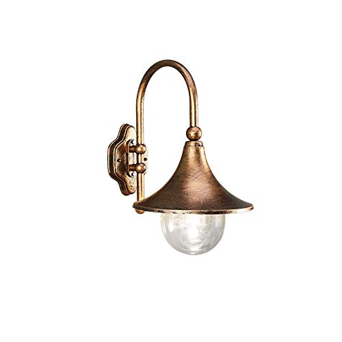 Applique extérieure avec haut-parleur lanterne E27 pour ambiance de terrasse et cour