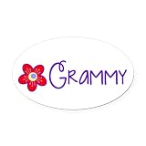 CafePress My Fun Grammy Oval Car Magnet, Euro Oval Bumper Magnet