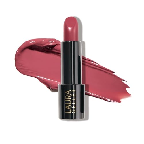 LAURA GELLER NEW YORK Modern Classic Lipstick - Real Rosy - Ultra-Rich Color - Luxurious and Lightweight - Cream Finish