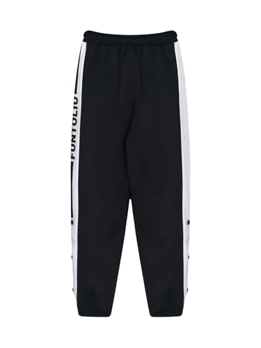 Kids Unisex Warm Fleece-Lined Sweatpants Boys Girls Drawstring Elastic Waistband Pants Activewear4