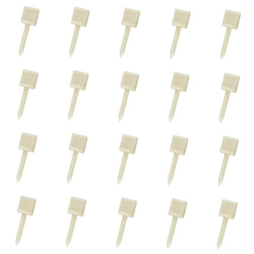 BCOATH 20pcs Nylon Archery Target Nails Archery Accessories Plastic Face Pins Easy Install Lightweight Target Block for Shooting
