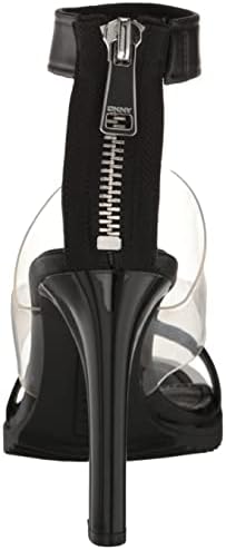DKNY Women's Essential Open Toe Fashion Pump Heel Sandal Heeled, Black, 7 | Image 2