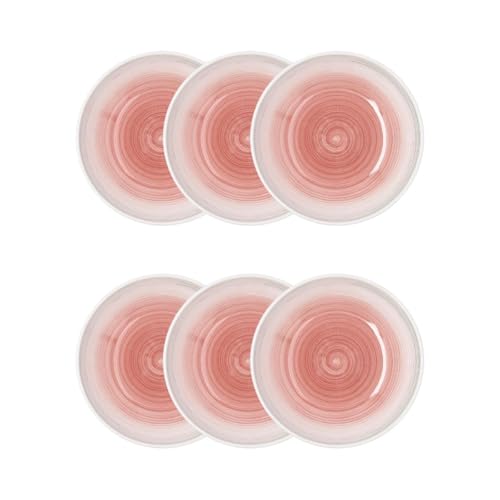 Quid Velvet Set 6 Platos Hondos Ceramico 21,5cm Otras Ceramicas Apto Microondas Apilable