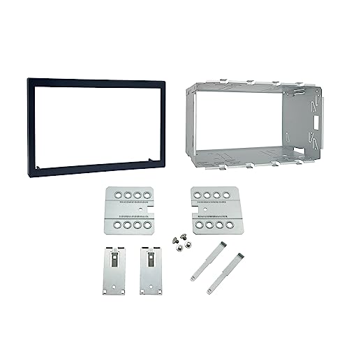 DYNAVIN Cadre de Montage Universel Double DIN en métal pour Autoradio 2 DIN Lecteur DVD GPS; MFK-H