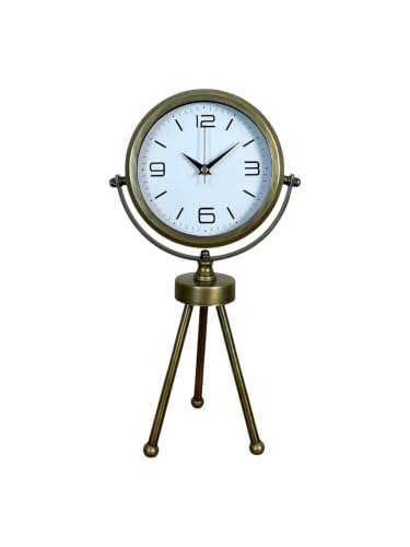Eskitme Vintage Üç Ayaklı Masa Saati