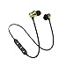 Produktbild ENticerowts Bluetooth-Kopfhörer Magnetisches In-Ear-Stereo-Headset Kopfhörer Drahtloses Bluetooth 4.2-Kopfhörer-Geschenk Auto- / Geschäfts- / Büro-Headset Gold