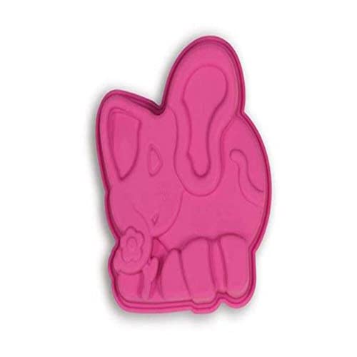 Silikomart | Silikon-Kuchenform Elephant, antihaftbeschichtet, 1er Pack Kuchenform, 135 x 138 mm, h 32 mm, Made in Italy