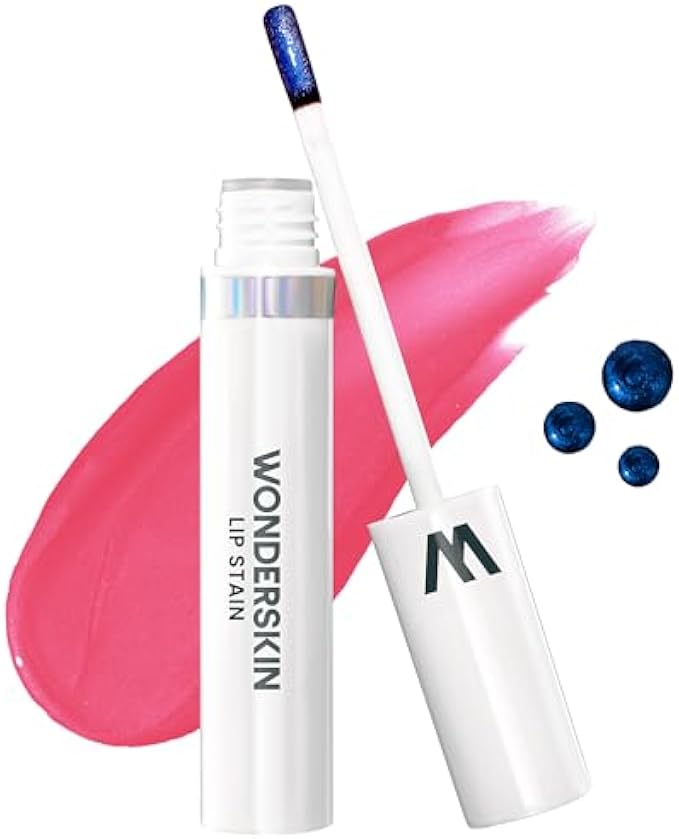 Wonderskin Wonder Blading Lip Stain Peel Off and Reveal Kit - Long Lasting, Waterproof Pink Lip Tint, Transfer Proof Natural Lip Stain Kit (Sweetheart)