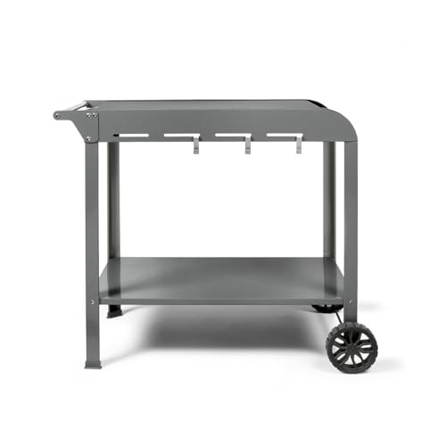 Desserte gris solution gain de place pour cuisine encombrée - 2