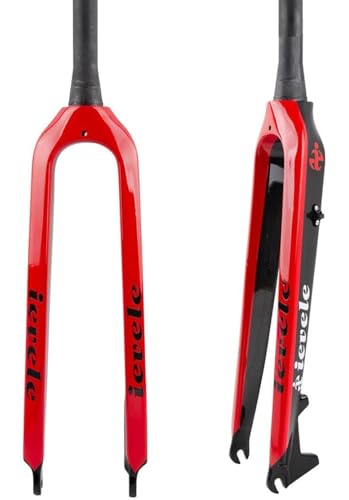 Specifiche professionali: compatibile con mountain bike da 26/27,5/29 pollici, dotato di tubo sterzo conico senza filettatura da 3,8 cm, lunghezza 300 mm, larghezza forcella 100 mm e compatibilità con pneumatici larghi fino a 5,9 cm.