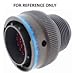 Deutsch - Te Connectivity Circular Connector, Plug, 55 Position, 22-55, in Line - AFD57-22-55SY-6117