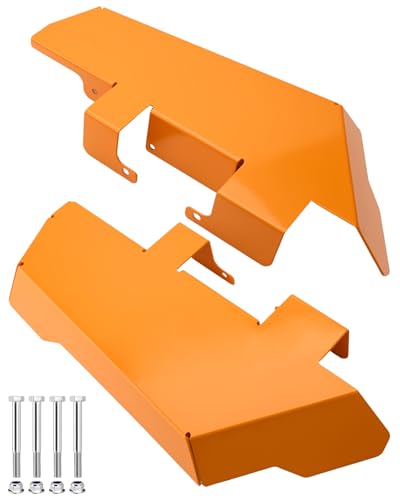 Turnirace Steel Fender Kit Compatible with Cub Cadet Ultima Series ZT1 ZT2 ZT3 Zero-Turn Mowers Heavy Duty Replacement Rear Mud Guards Yellow Powder Coated Finish