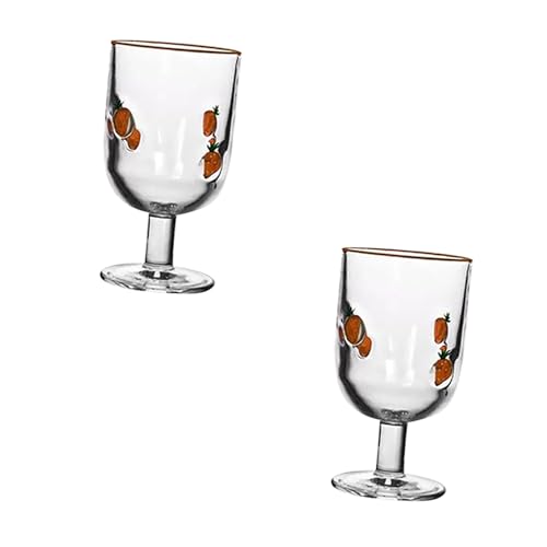 Aurgiarme Juego de 4 vasos de cristal resistentes de 360 ml para cócteles, decoración de agua, fiestas, esenciales, decorativos, para fiestas