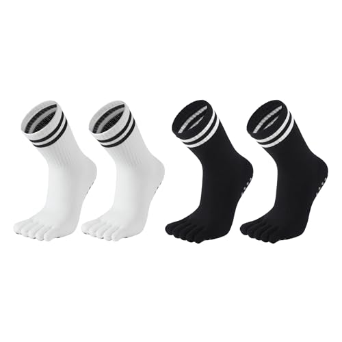 Image of 4Pairs Grippy Yoga Socks for Women
