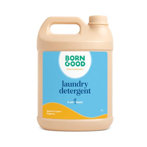 Born Good Plant Based Japanese Cypress Fragrance Laundry Detergent, Biodegradable, Non-Toxic And Eco-Friendly - 3 Ltr (Pack of 1)