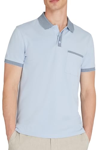 Club Monaco Men's Double Feeder Stripe Polo
