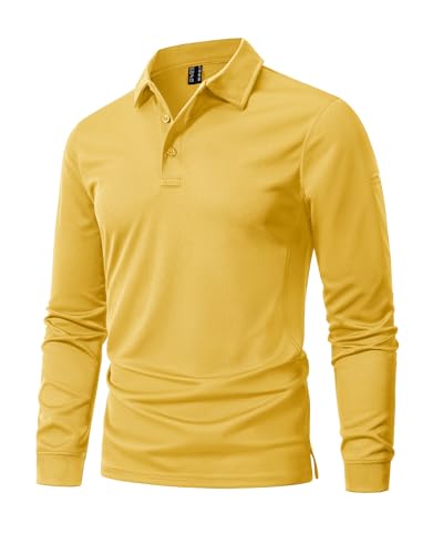 Image of MAGNIVIT Men's Polo Shirts Long Sleeve Tactical Polo