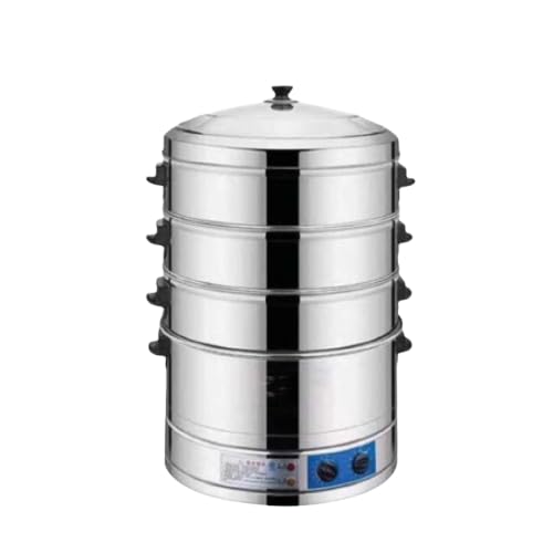 High-Capacity Electric Momo Steamer 3500W – Stainless Steel, Commercial Use 40cm