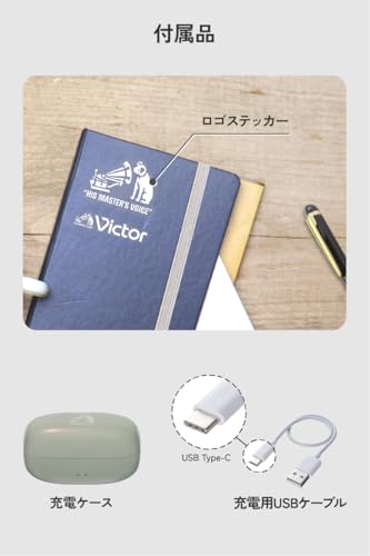 JVCケンウッド Victor HA-NP1T-PN ワイヤレスイヤホン の商品画像 10