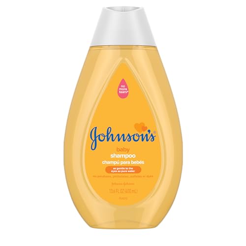 Johnson’s Baby Tear Free Shampoo, No Parabens/Phthalates/Sulfates/Dyes, Fresh, 13.6 Fl Oz