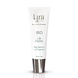 LIRA CLINICAL BIO Lip Factor - With Vitamin C, Vitamin E, Jojoba Oil, Avocado Oil and Lip Rejuvenating Peptides For Incredibly Soft And Smooth Lips (0.25 Ounce / 7 Milliliter)