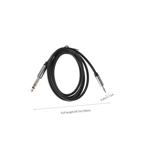Cable auxiliar CORHAD estéreo para escuchar música en el coche y teletrabajar con PC 2