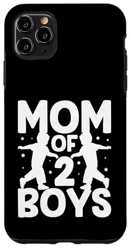 Mom Of Two Boys ̓ Ƒq ̌t X}zP[X iPhone 11 Pro Max p