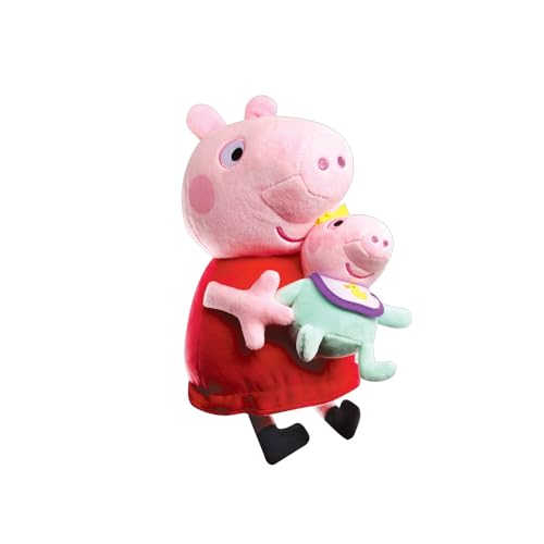 Peppa Wutz mit Baby, 33 cm