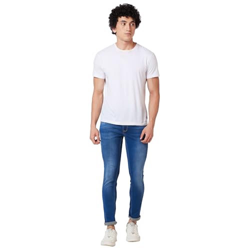Image of Spykar Men's Slim Fit Low Rise Casual Jeans
