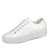 paul green schuhe damen schwarz Muster: Uni Paul Green 4790 Damen Sneaker Lack Leder federleicht Gummisohle Uni Plateausohl, Groesse 39, weiß