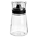 Juvale 2-Piece Small Olive Oil and Vinegar Dispenser Set - Glass Salad Dressing Cruet Bottles for Balsamic, Soy Sauce, with No Drip Tops (5.5 oz) - Oil Dispenser for Kitchen