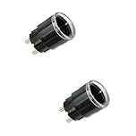 Shelly Plug S Gen3 Black WLAN Smart Socket, Power Measurement, 12 A, 2500 W, Timer, Matter Certified Plug, Heating & Cooling, Alexa & Google, No Hub Required (Pack of 2)