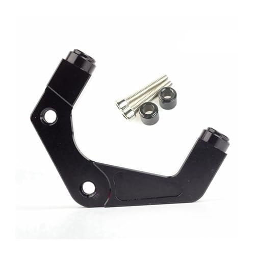 に適合するRPM Adelin 200mm/220mm ディスクブレーキキャリパー用 82mm バイク用ブレーキキャリパーブラケットアダプター(ヤマハスクーター RSZ JOG FORCE 用)(Black 220mm)