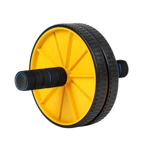 CULT Ab Roller Wheel with Dual Wheels & Knee Mat – Anti-Skid, Ultra Grip Handles, Smooth Motion, Compact & Portable Core Trainer for Abs, Arms & Full Body Workout – Home & Gym Exercise Equipment