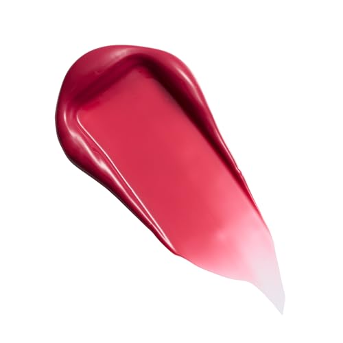 Image of Makeup Revolution Kiss Drip Water Lip Tint 3ml - Cherry Glace | Sheer Buildable Glossy Lip Tint | Hydrating Formula with Shea Butter, Vitamin E & Hyaluronic Acid | Lightweight Dewy Finish