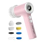 PUFTEM Electric Shower Scrubber, Cordless Bathroom Scrubber, Dual Direction