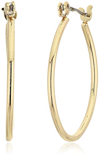 Image of Nine West Women's Hoop Earrings, Classic Fashion Jewelry Accessories for Everyday Wear, Lightweight Statement Earrings for Casual, Office, and Evening Looks
