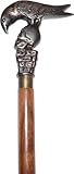 Wooden Walking Cane New Model Antique Eagle Head Handle Brown Walking Stick Cane Xmas Vintage Gift