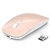 TECKNET Bluetooth Mouse, Slim Rechargeable Wireless Mouse with 4800/3200/2400/1600/1200/800 DPI, USB-C, 2.4G Receiver, Quiet Portable Mini Mouse for MacBook Air/Pro, iMac, Surface Pro, PC