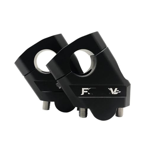 Abrazadera de manillar 22 mm negra y plata para motos V-Strom 650 DL650